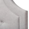Baxton Studio Mars Modern Greyish Beige Twin Size Headboard 134-7256 - alternate 5